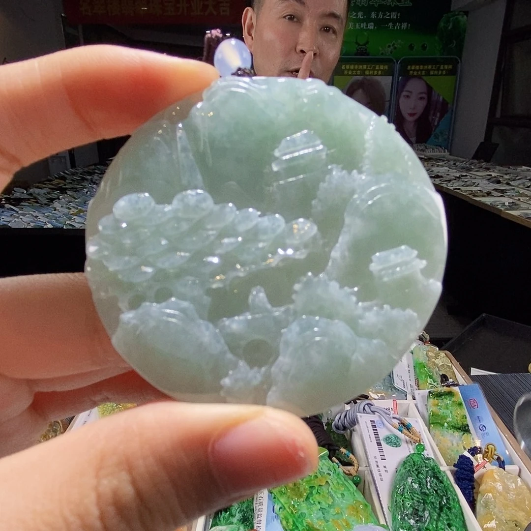 颈饰未镶嵌翡翠翡翠