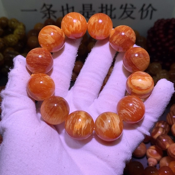 松木（琥珀木）手串/手链2.0 飘花