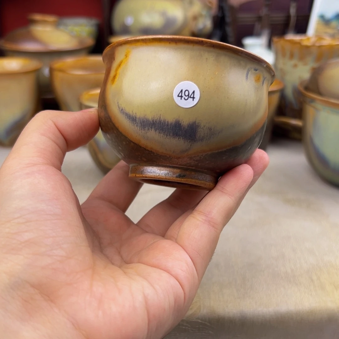 杯纯手工柴烧主人杯