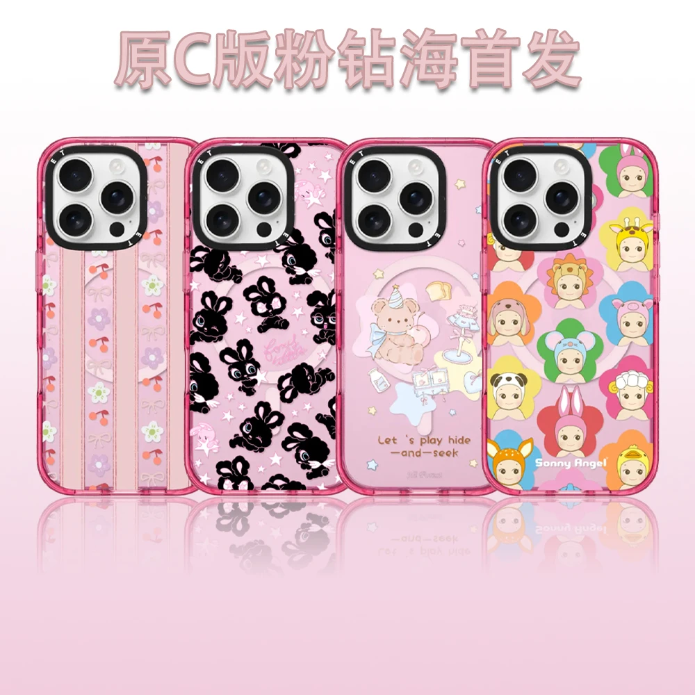 【原C版粉钻海首发】CASE潮牌苹果14Promax手机壳iPhone13