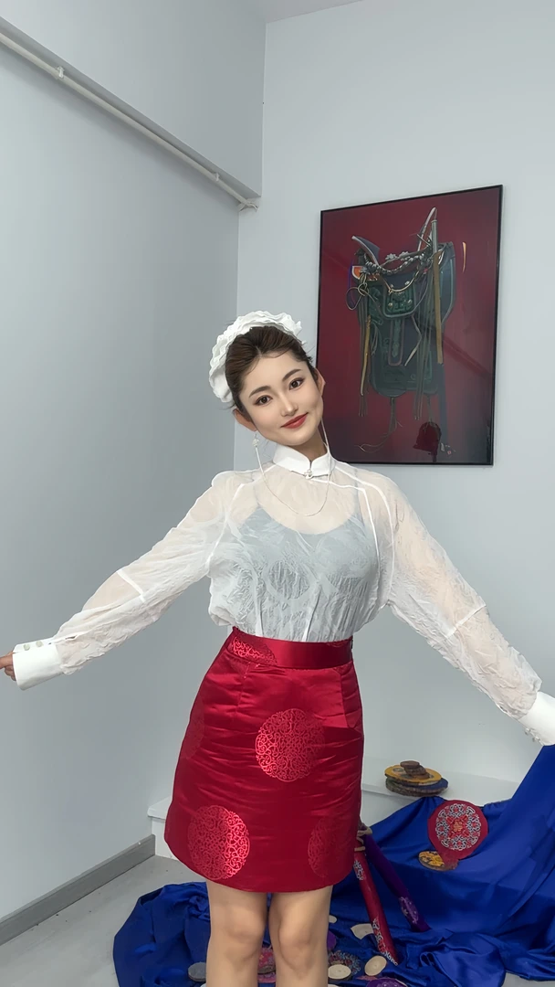 【娜家】D009-民族风短裙 轻民族风原创设计