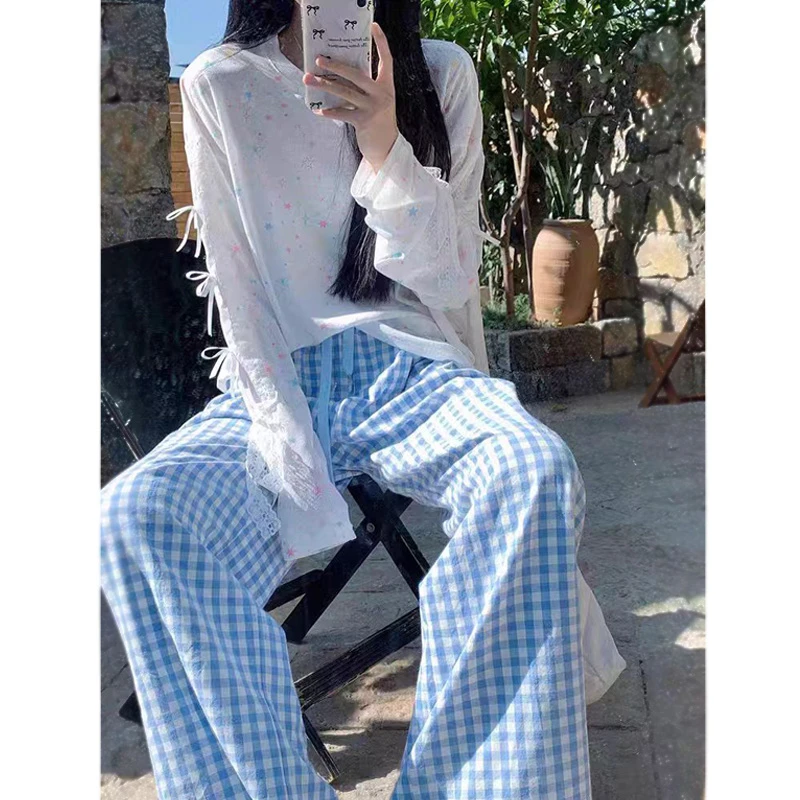 三亚海边度假连衣裙女装旅行印花时尚格子套装沙滩裙穿搭云南旅游