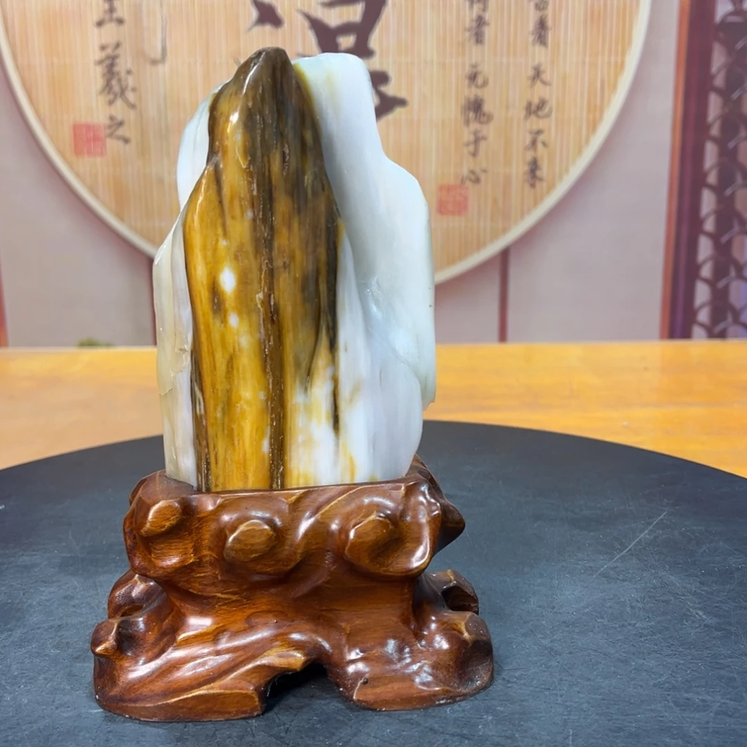 硅化玉（树化玉）未镶嵌摆件