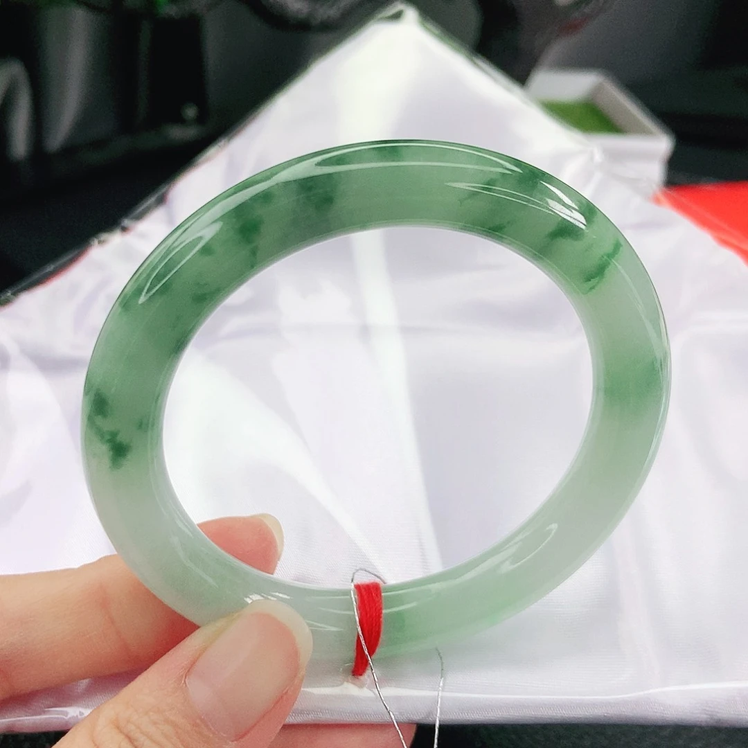 未镶嵌手镯（圆镯）翡翠55圆