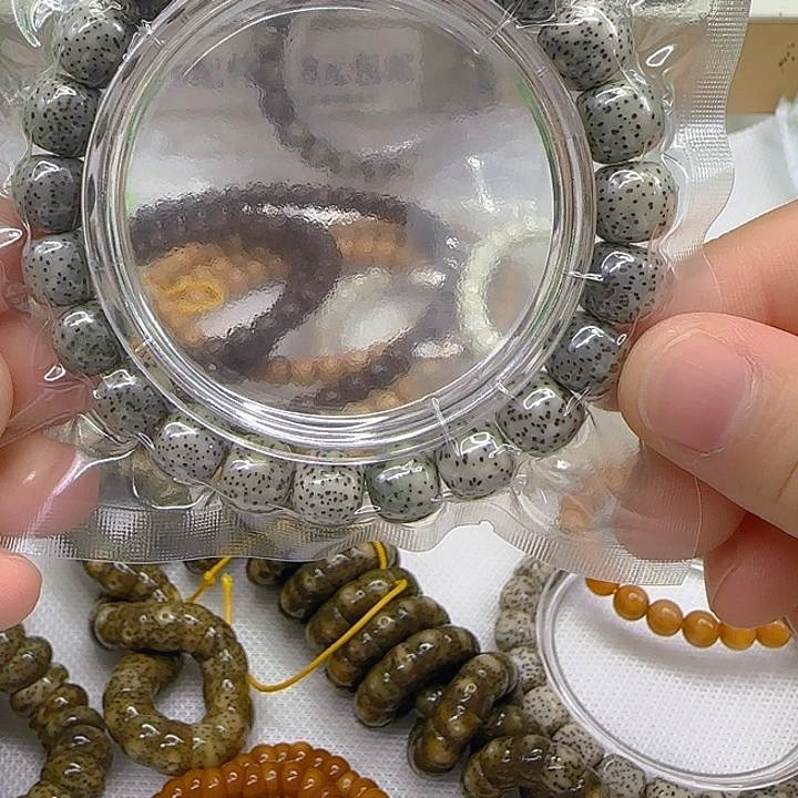 手串星月菩提3练手糯冰星月菩提10单圈