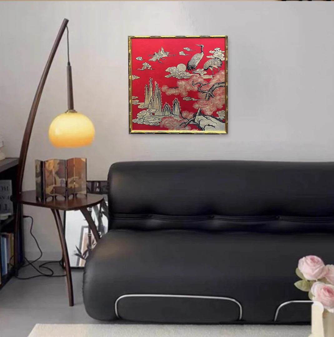 T428 现代装饰挂画装饰摆件 60*60cm