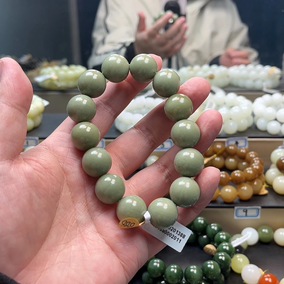 和田玉（青玉）未镶嵌手链