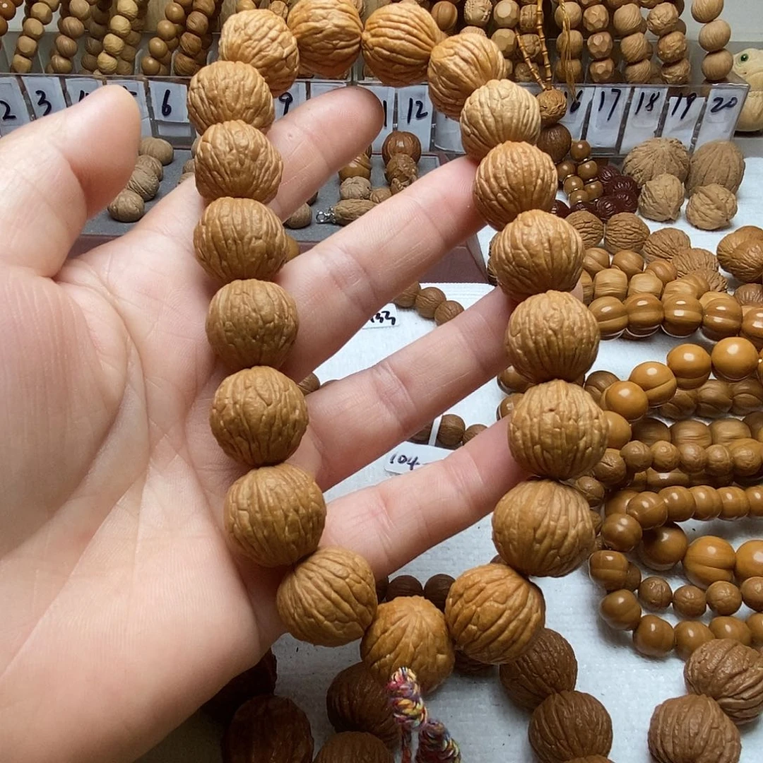 手串猴头核桃全品无暇原皮原色【苹果王】手持