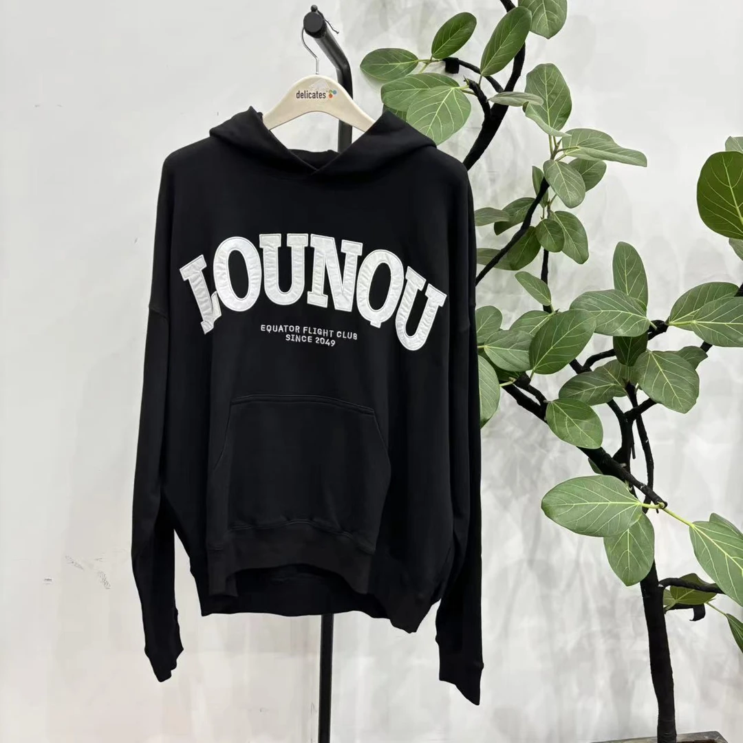 AC-18-20 LO 24新款潮牌情侣款字母印花休闲连帽卫衣 CT008