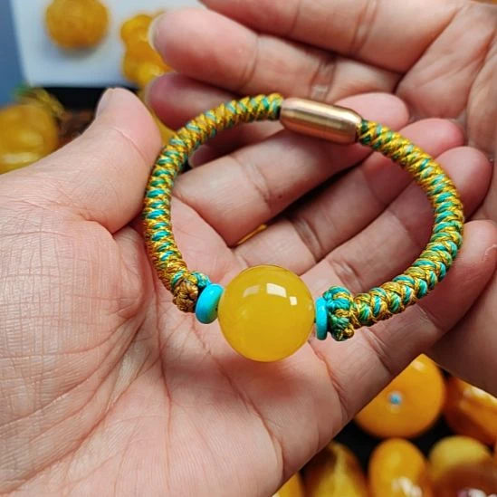 未镶嵌琥珀手绳手绳