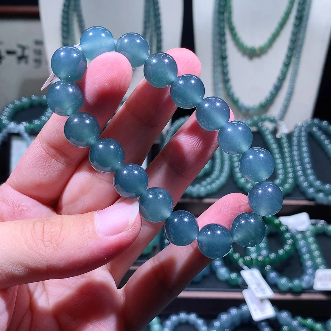 未镶嵌手链翡翠天然a货翡翠手串11.8