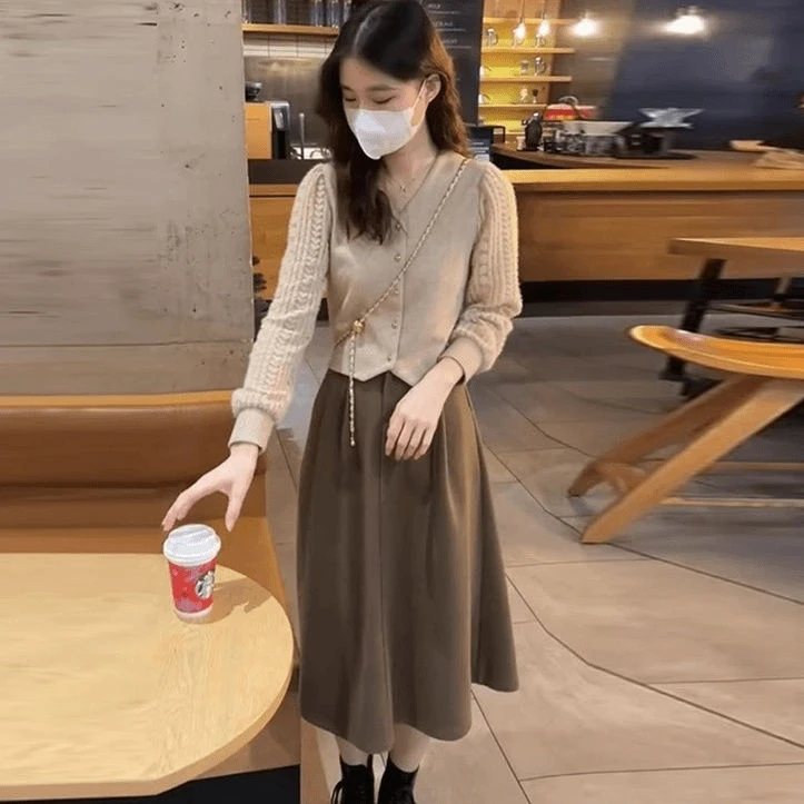 小香风套装裙子2025新款修身显瘦高级感减龄老钱风松弛感女装贵气