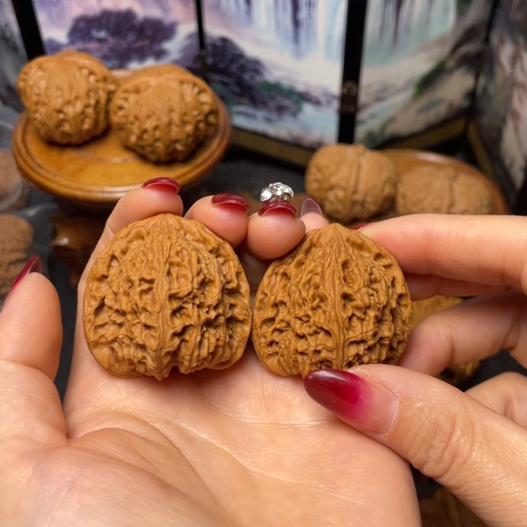 文玩核桃把件39南疆石