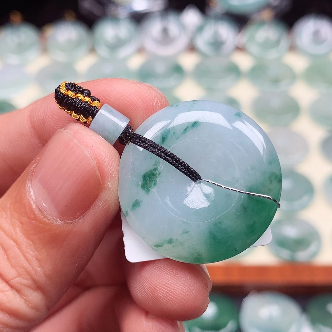 颈饰未镶嵌翡翠27.2-5.8mm