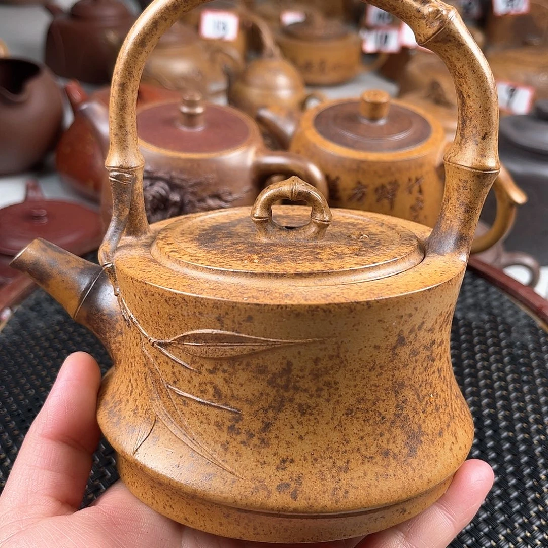 紫泥茶壶宜兴紫砂