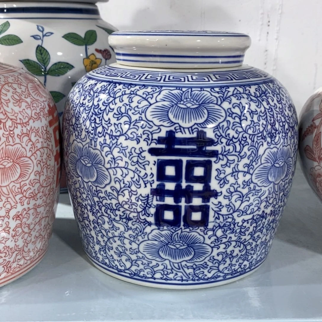 【闪购商品】摆件双喜罐摆件……