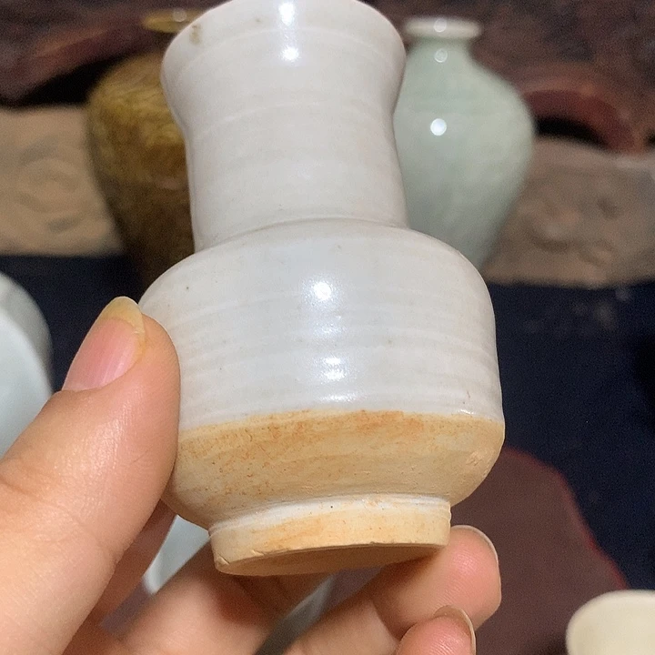 陶鉴赏陶瓷摆件小花瓶