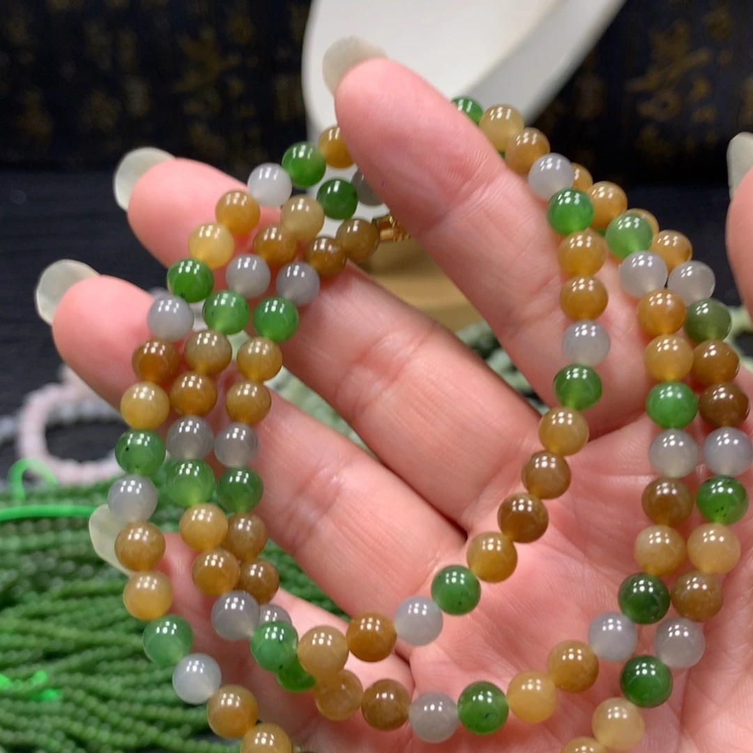 和田玉未镶嵌手链6