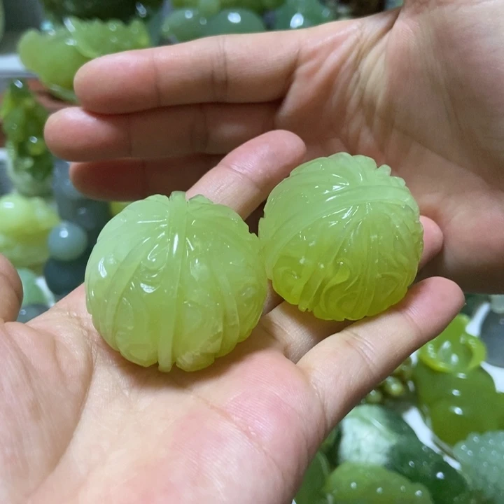 【闪购商品】未镶嵌蛇纹石玉把件
