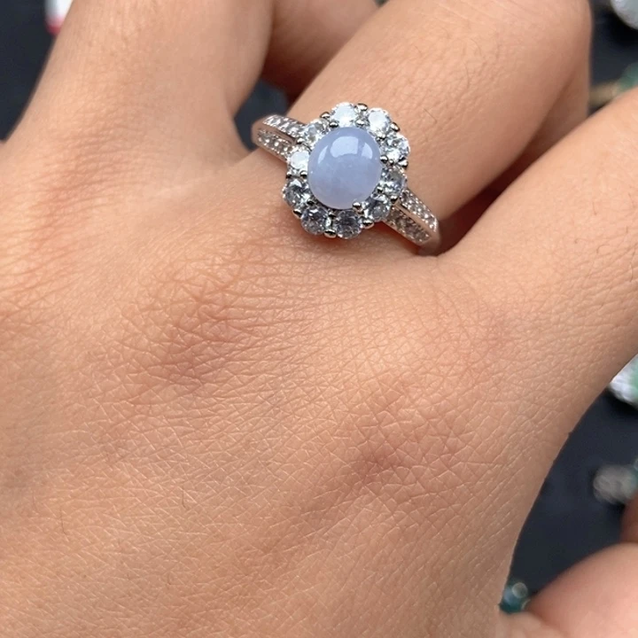 翡翠未镶嵌戒指戒指