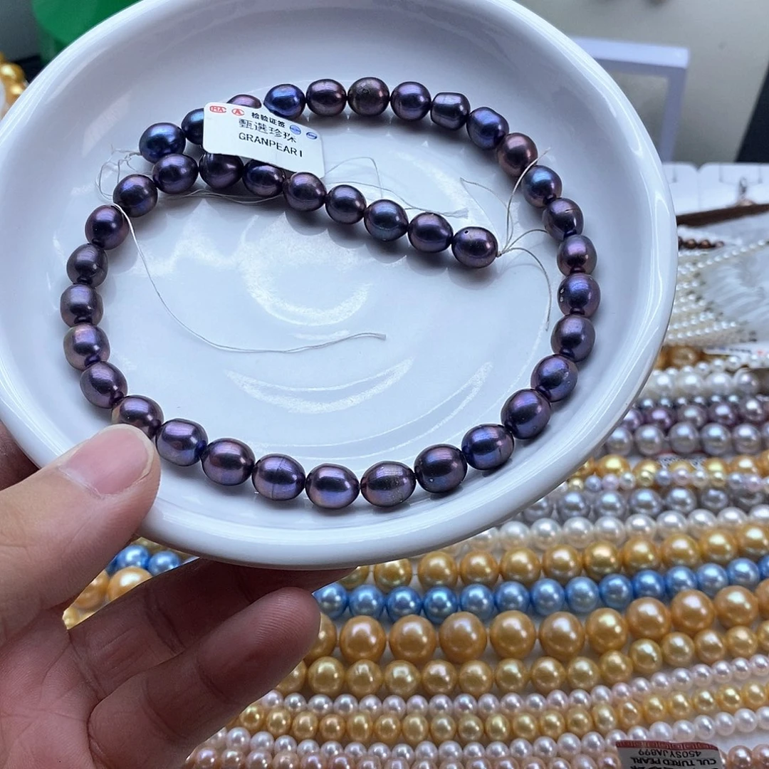 海水珍珠银S925镶嵌颈饰