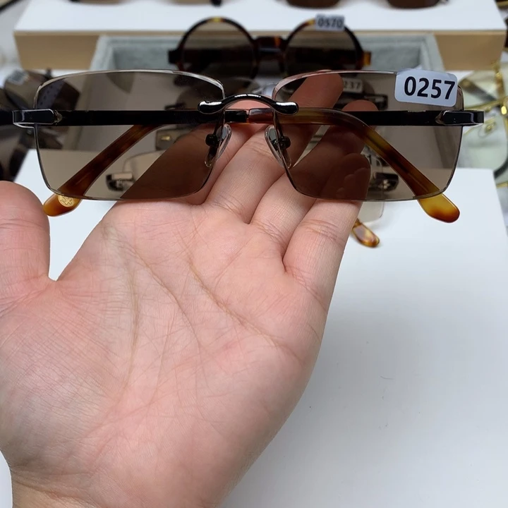 一体款无框茶水晶0257