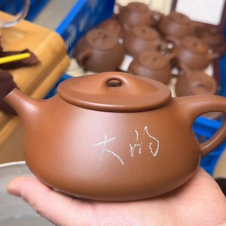 紫砂茶壶明*宜兴原矿手工紫砂壶