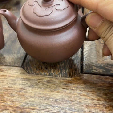 茶壶紫砂闫*陀底槽清大彬如意150c c