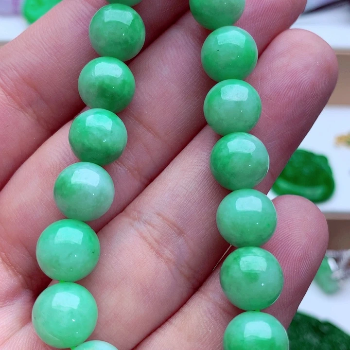 翡翠未镶嵌手链手串