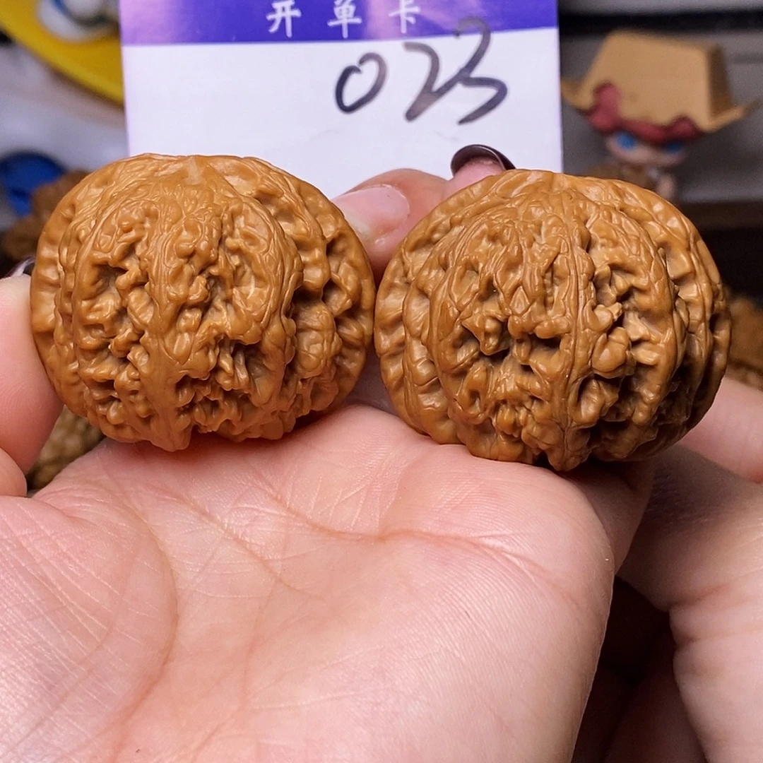 桃核吊坠文玩核桃大粗筋45修n