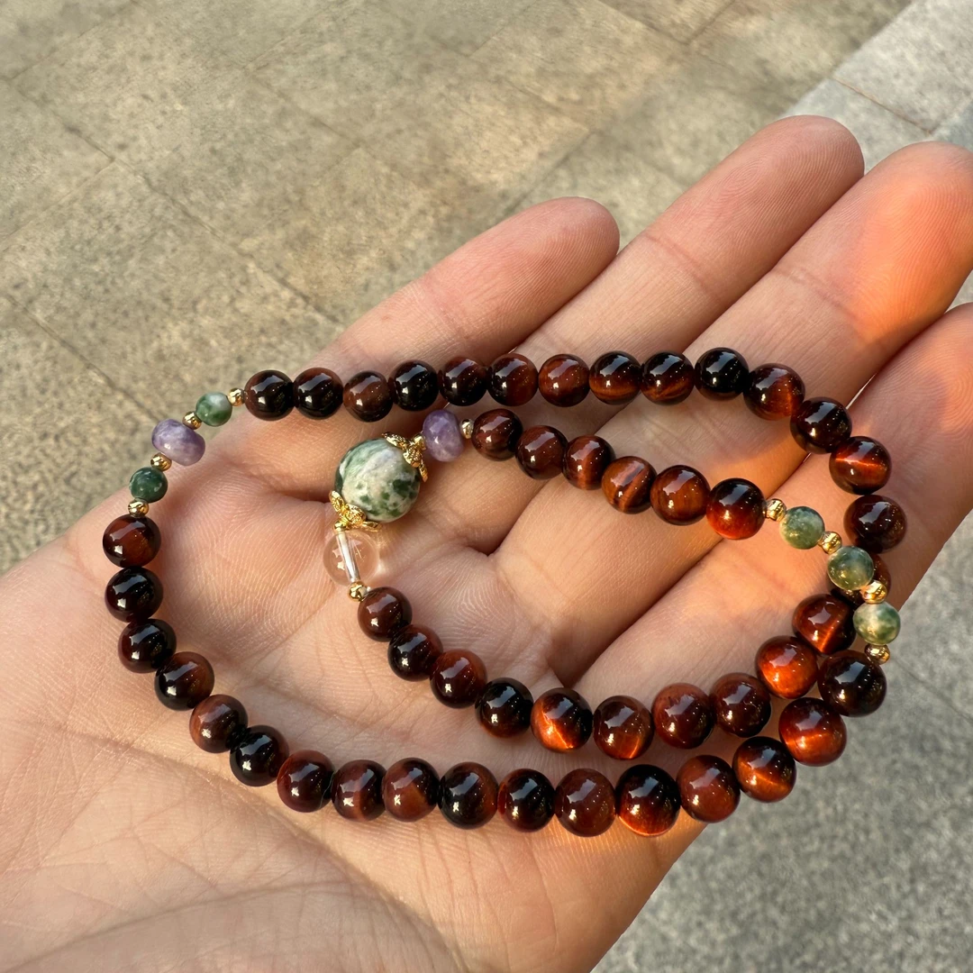 普陀山爆款虎眼石手串