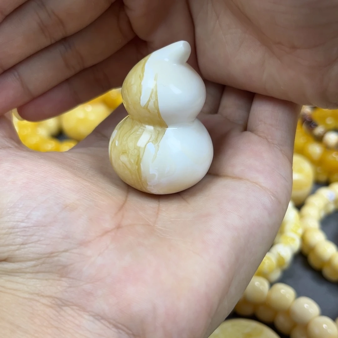 手串琥珀未镶嵌葫芦