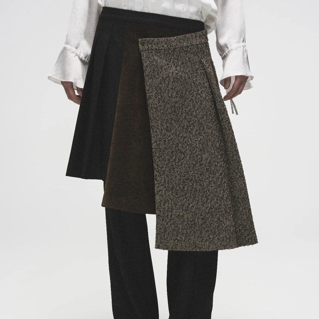 实体现货 Birth Of Royal Child Borc 可拆卸分层拼接西装裙裤