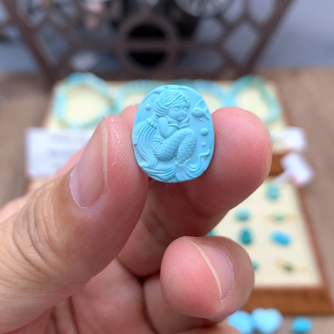 绿松石未镶嵌2配饰