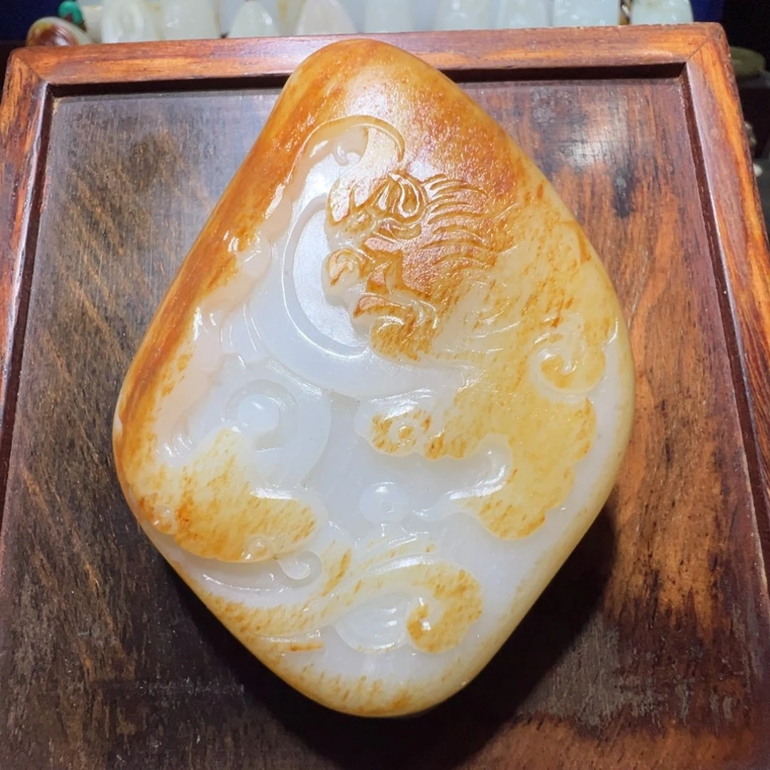 和田玉未镶嵌吊坠(不含链)