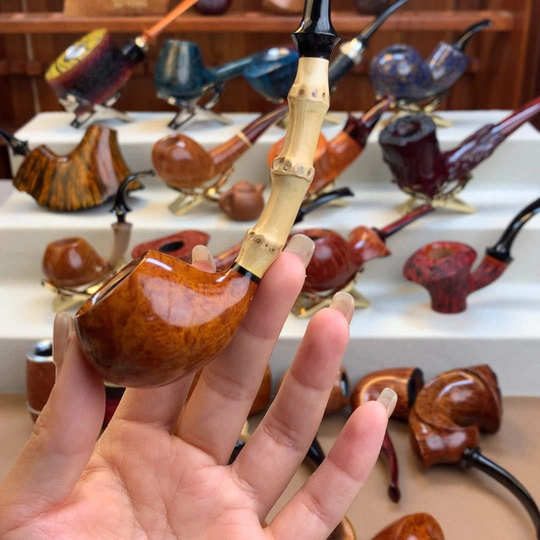 小***鱼高品质石楠木烟斗
