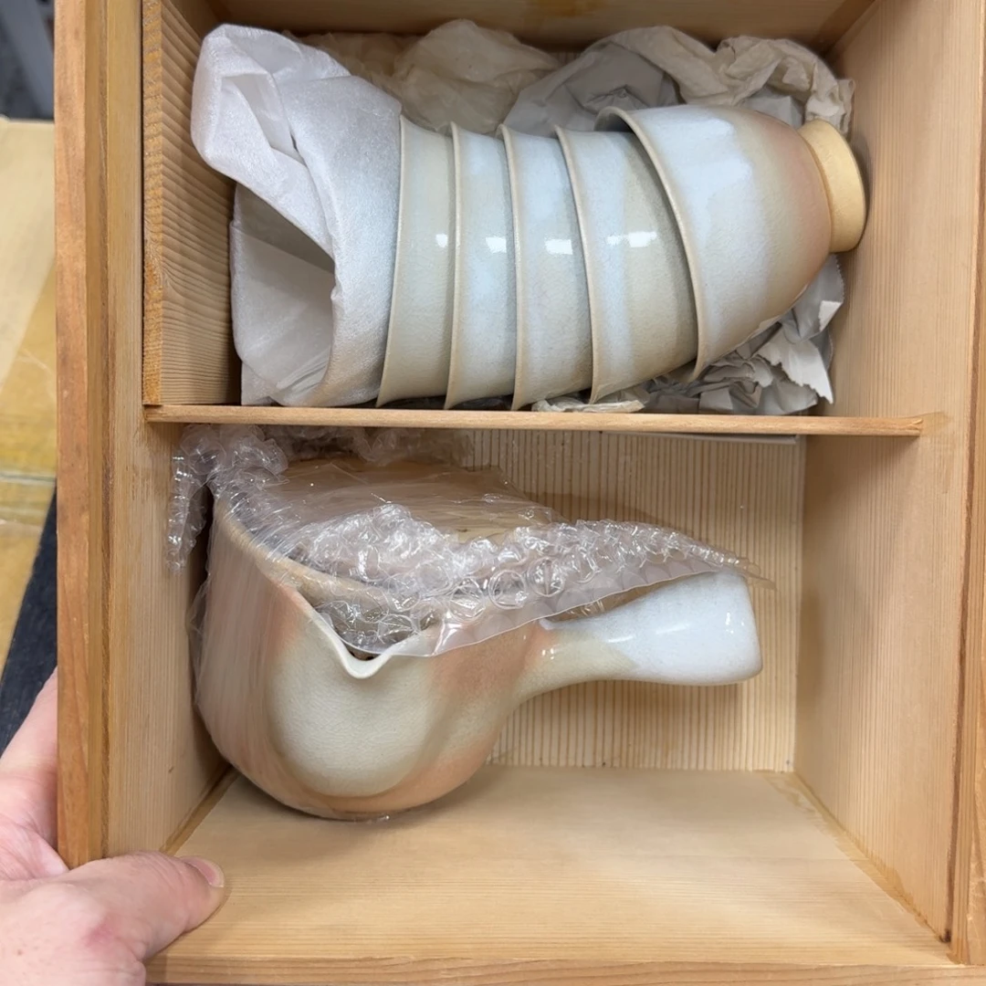 陶瓷日本中古工艺品摆件