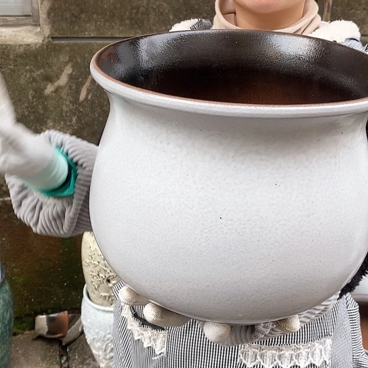 紫砂花盆正品口25高22