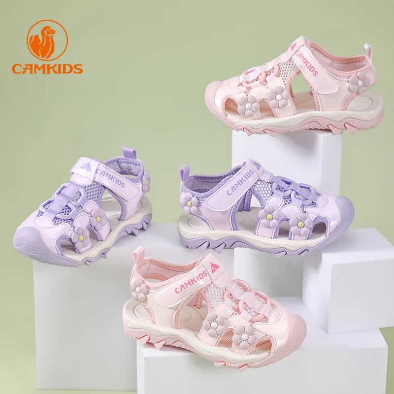 女童夏季休闲运动百搭时尚公主凉鞋舒适透气软底减震防滑溯溪鞋