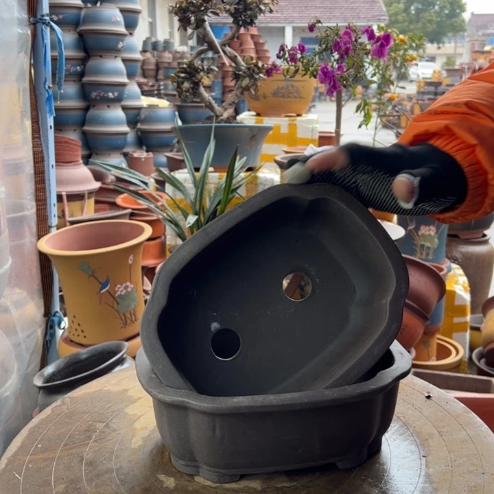 紫砂宜兴紫砂海棠24+24