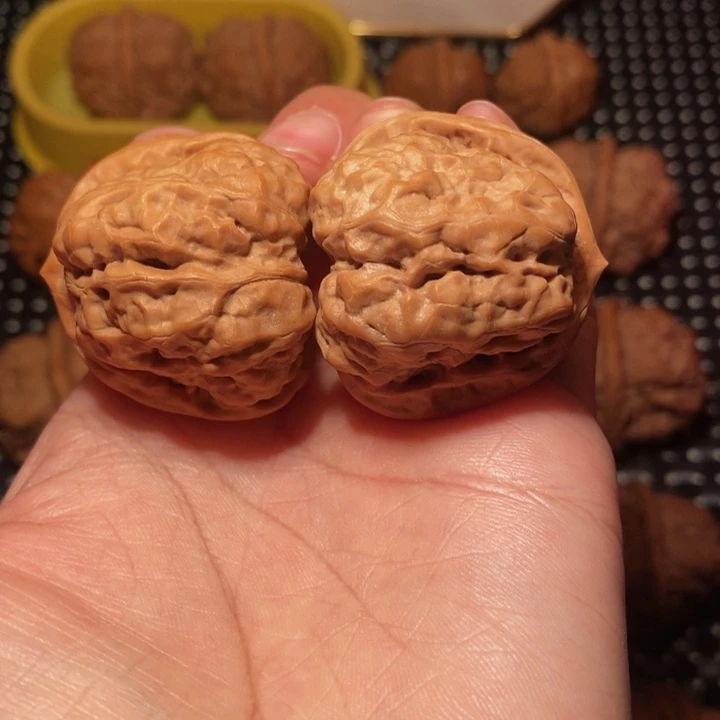 把件文玩核桃四开八腿