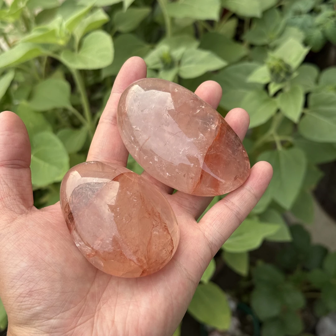 【村村有晶】红胶花天然水晶肥皂把玩多样性发货