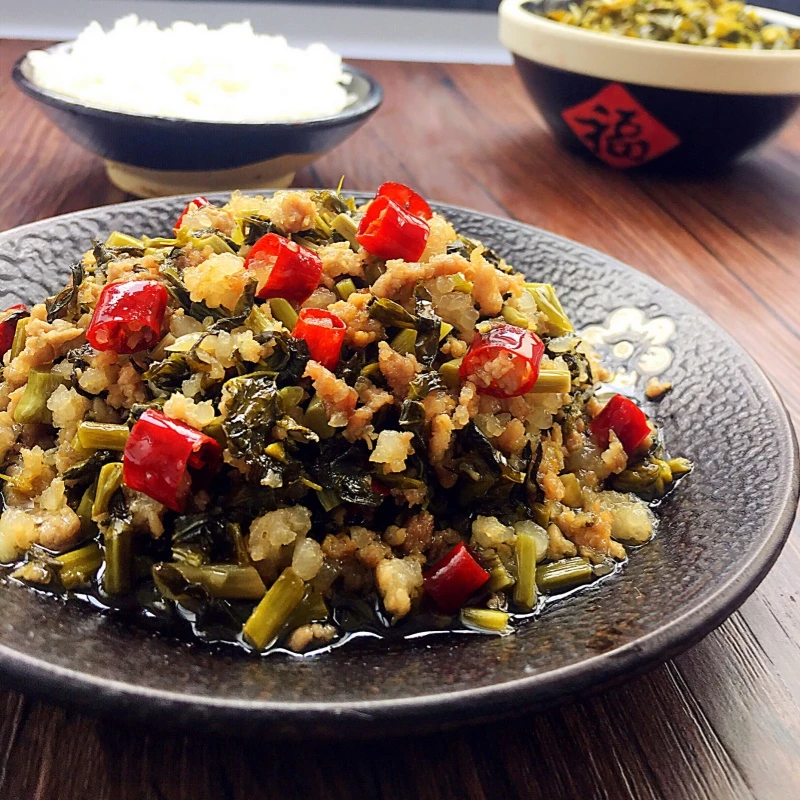 湘西农家自制萝卜酸菜（外婆菜）