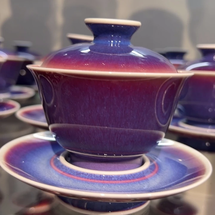 瓷片景德镇品艺轩郎紫