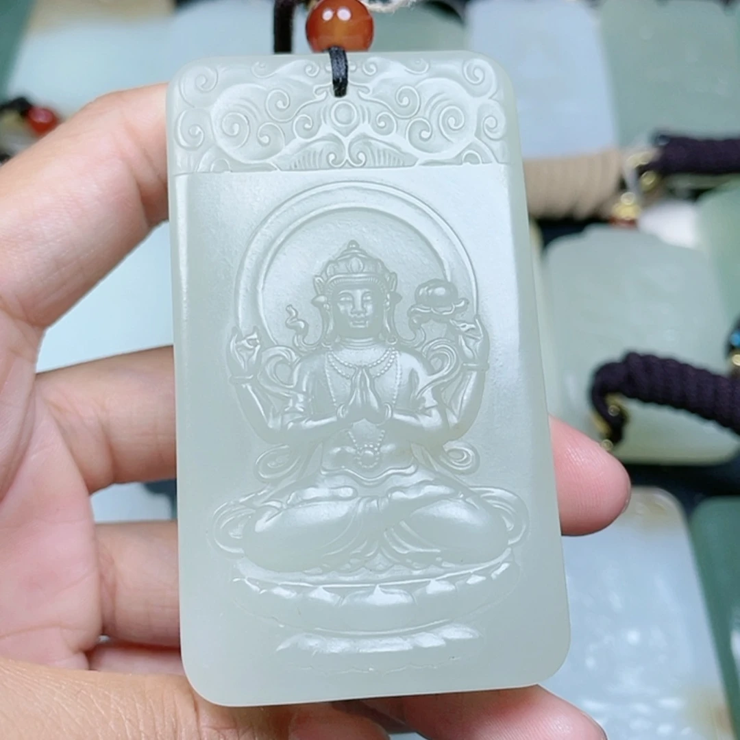 【闪购商品】和田玉未镶嵌颈饰没**果