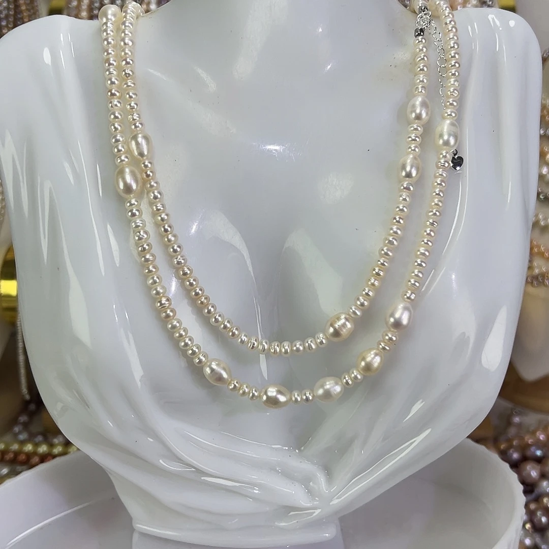 钛钢手绳淡水珍珠