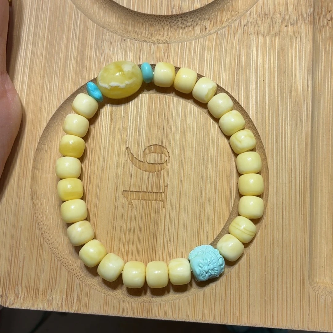 琥珀未镶嵌手串蜜蜡手串
