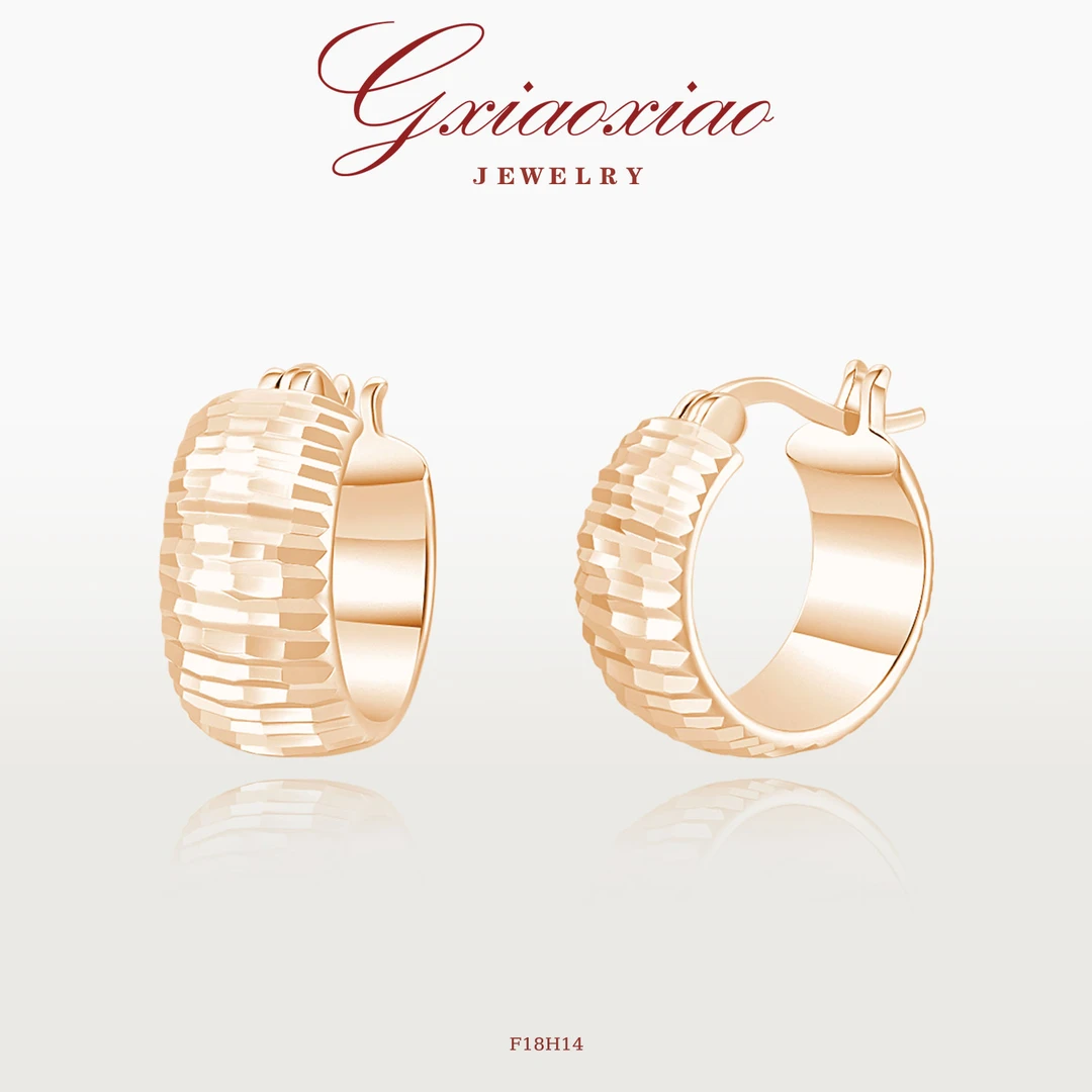 G XIAOXIAO 镀K金耳饰 轻奢浪漫高级精致经典耳环小众 F18H14