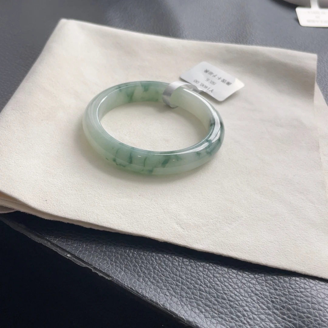 翡翠未镶嵌手镯纹50.5