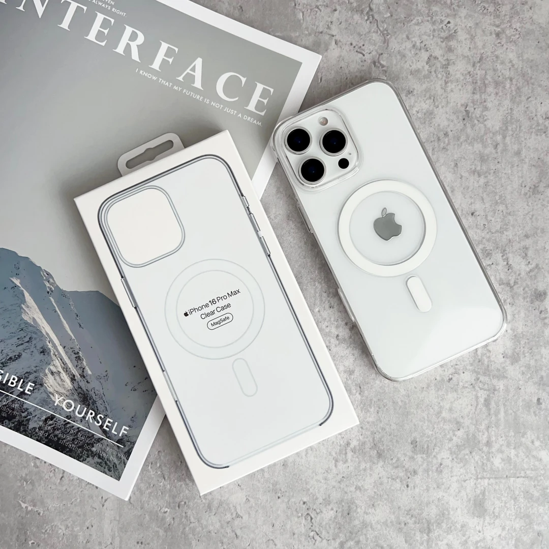 博可【官方同款】透明磁吸适用于iPhone16pro/Man弹窗动画手机壳